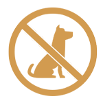 honden niet toegelaten